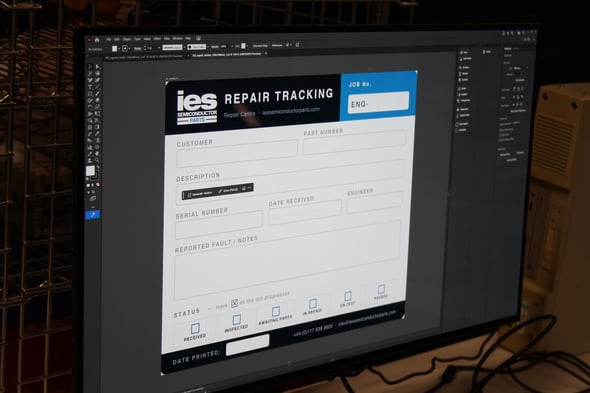 Parts - Repair Tracking Form
